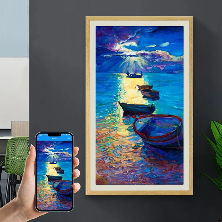 21.5 22 32 43 55 Inch Cloud Photo Video NTF Display Portable Art Wifi Digital Picture Frame Advertising Screen