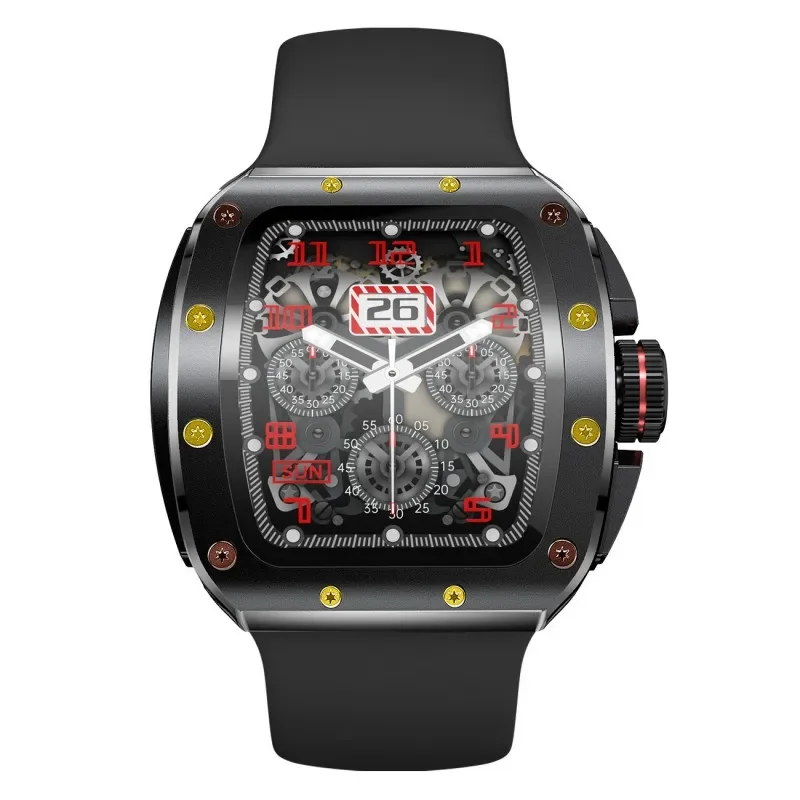 

V68 Ultra Smartwatch 1.76-inch 3.5D Curved Screen Metal Case Bluetooth Calls Blood Oxygen Heart Rate monitor Sports Smart Watch