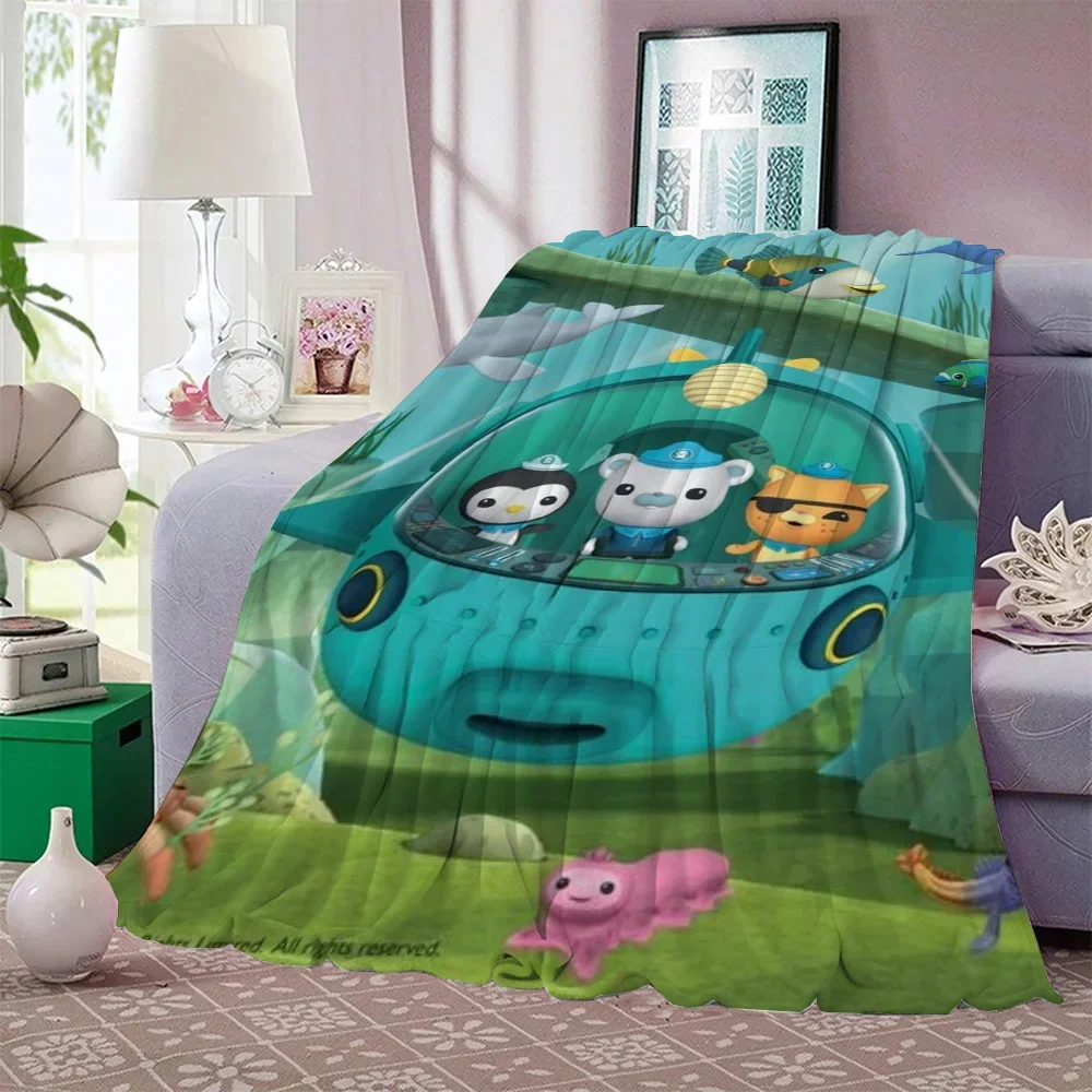 Summer Blanket King Size The Octonauts Throws Blankets for Sofa Luxury Bedding Interior for Home Beach Towel Fluffy Plaid Throw