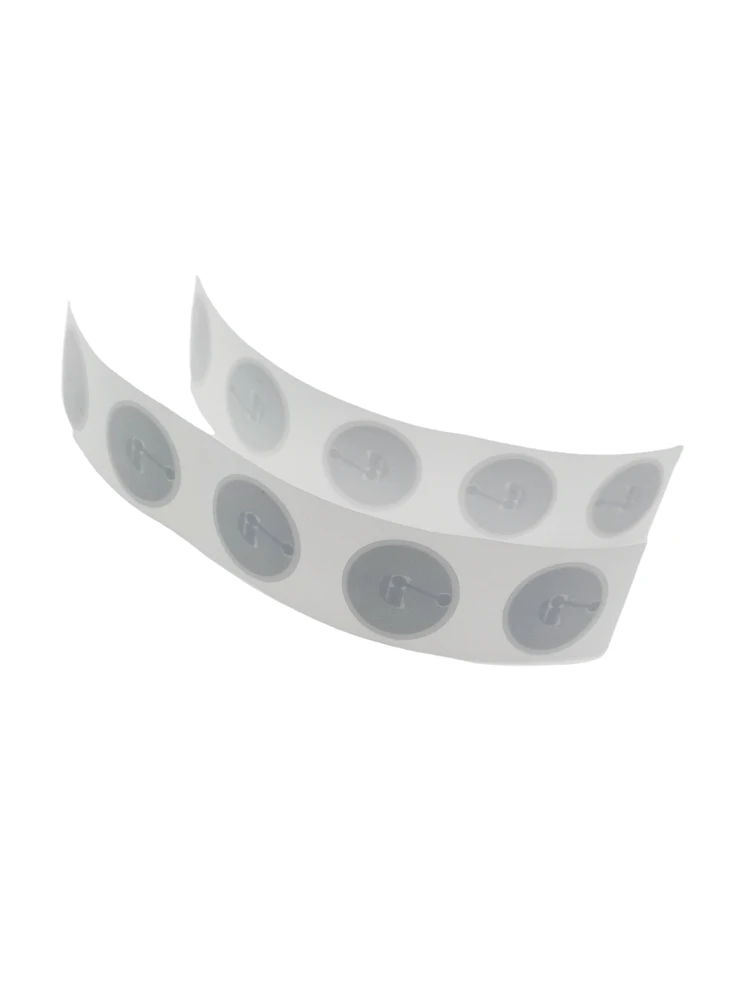 (10PCS/LOT) 25mm White NFC Stickers Protocol ISO14443A13.56MHz NTAG 213 Universal Label RFID Tags and All NFC Phones
