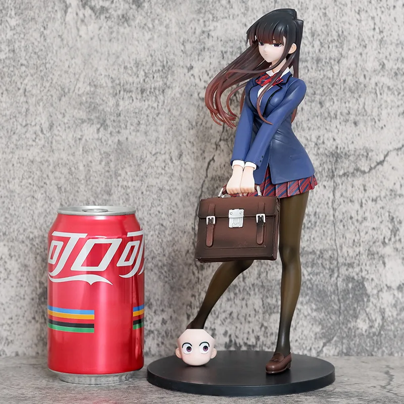 25cm Anime Komi Shouko Uniform Figure Gk Can‘T Communicate Model Kawaii Komi San Action Figure Pvc Collection Ornament Gift Toys