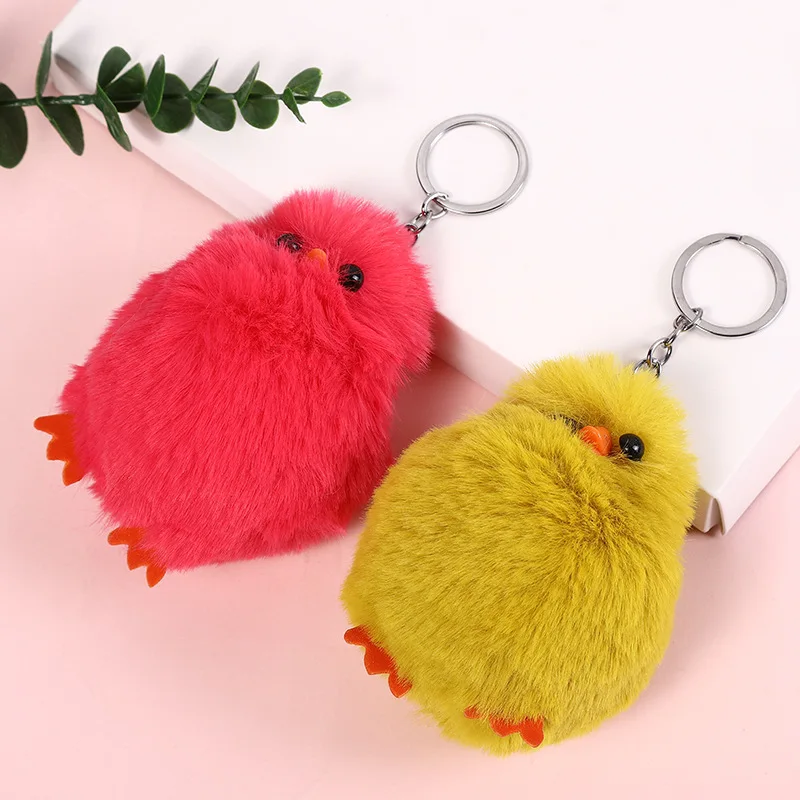 60pcs Fat Chicken Duck portachiavi peluche borsa peluche ciondolo portachiavi portachiavi regalo, deposito primo per ottenere uno sconto molto, Pta257