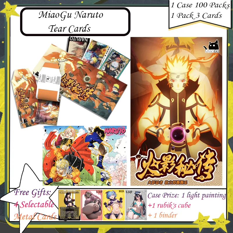 

MiaoGu Naruto Tear Cards Naruto Cards Naruto Anime Character Hinata Kakashi Sasuke Uchiha Itachi Jiraiya
