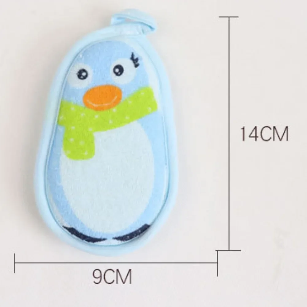 1 Pc Cartoon Animals Shower Towel Newborn Cute Penguin Dolphin Fish Bath Brushes Children Infant Spong Infant Baby Accessories