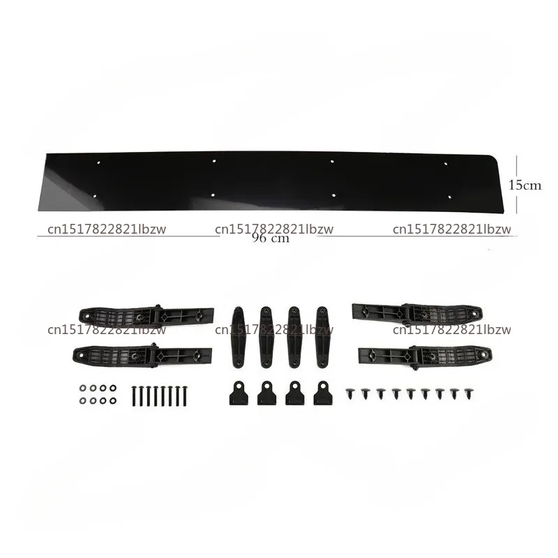 Roof spoiler wind noise reduction deflector