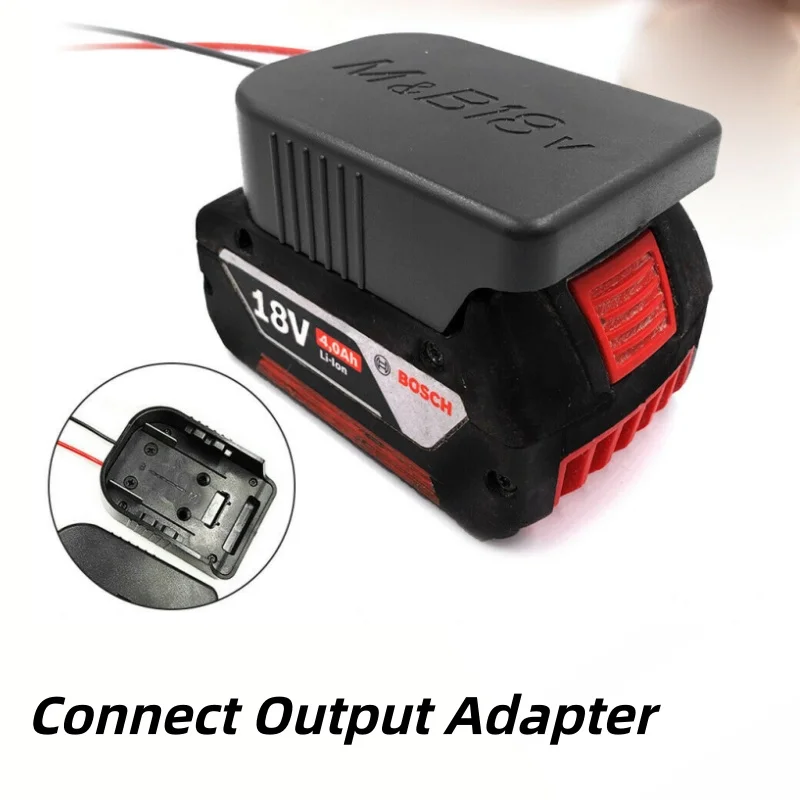 

18V Li-Ion Battery Adapter DIY Wire Cable Connect Output Tool For Makita Bosch Wire 1332 14AWG Connection Line Output Device