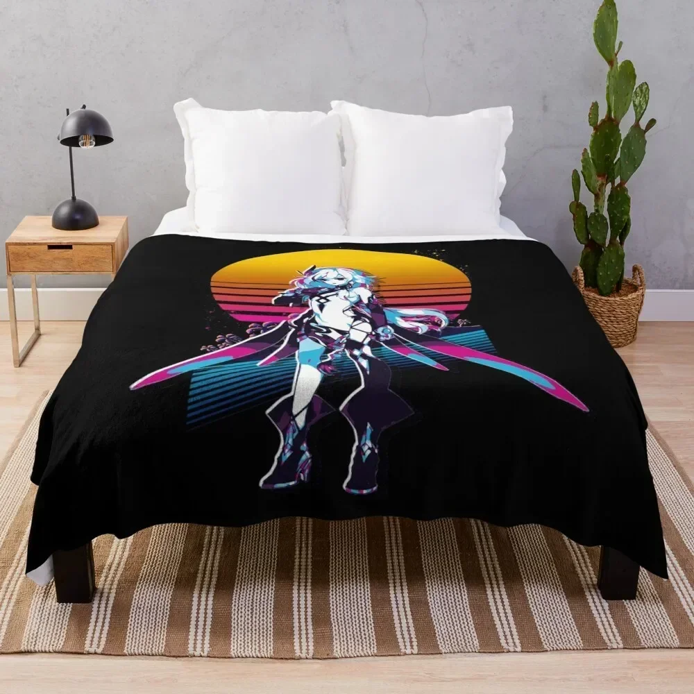 

Honkai Impact - Fu Hua *80s retro* Throw Blanket Soft Comfort Blanket for Reading Watching TV