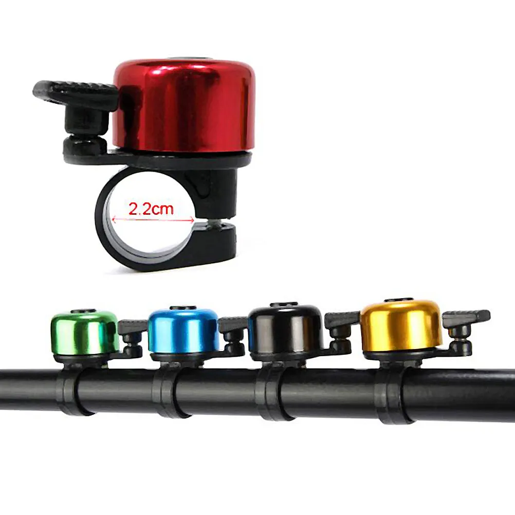 

10Pcs Bike Bell Aluminum Alloy Anti-Rust Durable Loud Thumb Press Ring Safety Riding Accessories for Mountain Road Folding