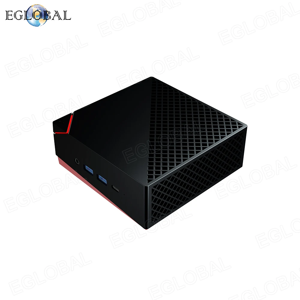 Eglobal Mini Pc Ryzen 5 4500u 32G Ddr4 Ram 2Tb Nvme Ssd Type-C Hdmi2.0 Dp Wifi6 Windows11 Desktop Computer Gaming 4K Scherm Pc