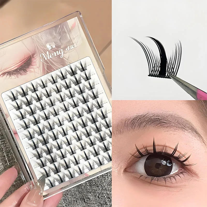 

New Individual Lashes Eyelash Book Clusters Extensions False Eyelash DIY at Home Cluster Eyelash Extensions Makeup Tool