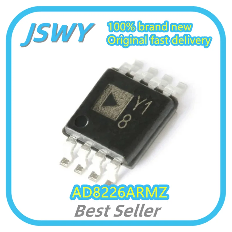 (5/50pcs) AD8226ARMZ AD8226ARM Silk screen Y18 MSOP-8 Operational/Buffer Amplifier Brand New Ships Fast In Stock