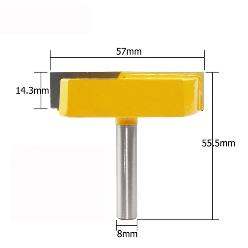 12mm 8mm Shank 1/2 Bottom Cleaning Router Bit Straight  Clean Milling Cutter for Wood Woodworking s Cutting C08-006