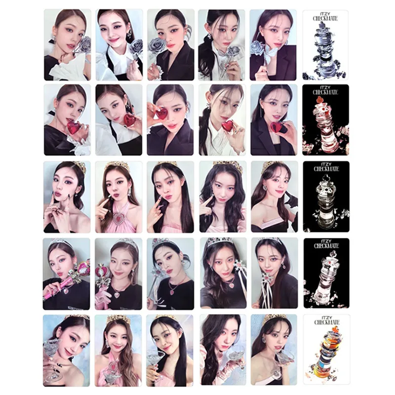 

5Pcs/Set ITZY Lomo Card New Album CHECKMATE HD Printd Photocards High Quality Yeji Lia Ryujin Chaeryeong Yuna Fans Gifts