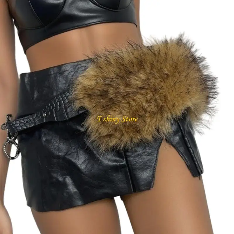 n58f人気エレガントなフェイクファーズウエストシンチャーベルト女性ファッションウエストアクセサリー快適なナイトクラブスタイリングコルセット