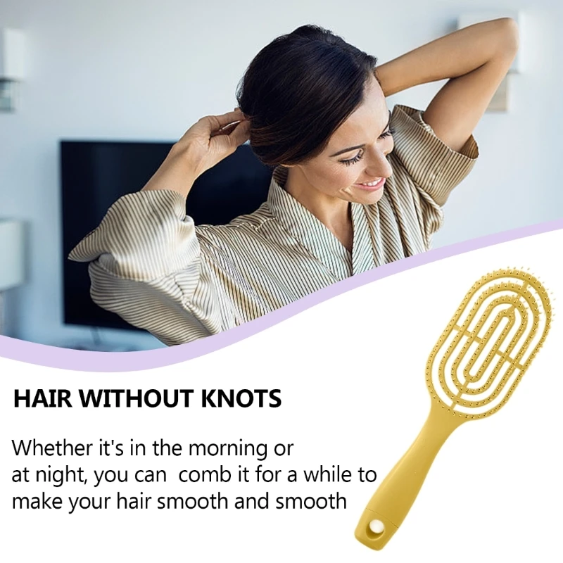 Lược chải tóc gỡ rối Bàn chải tóc giúp gỡ rối dễ dàng Nói lời tạm biệt với các nút thắt và xoăn cứng