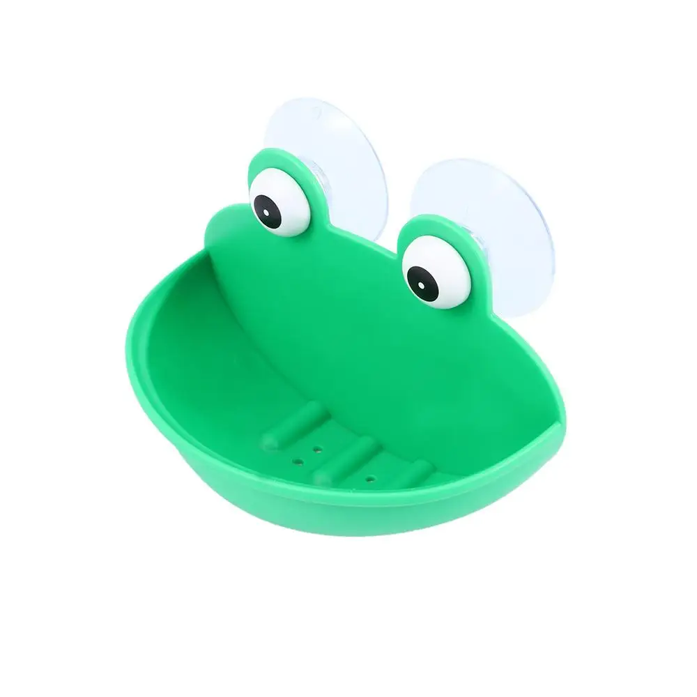 

Durable Home Use with Suction Cups Frogs Shaped Kitchen Holder Soap Dishes Soap Case Household Accessory