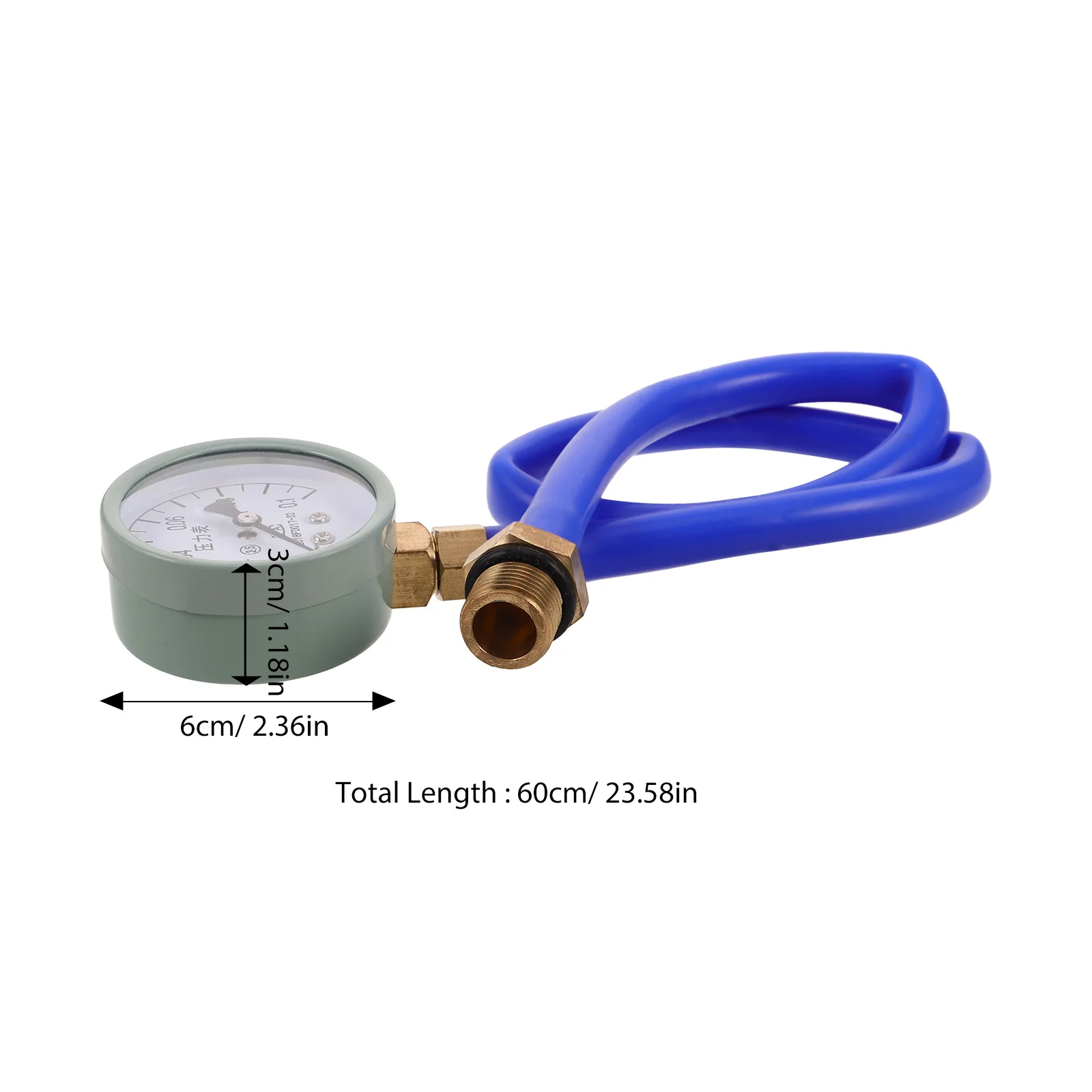 مجموعة أدوات قياس الضغط الخلفي للعادم أداة تشخيص السيارة عالية الدقة لأنظمة عادم السيارات المتينة مع خرطوم #4