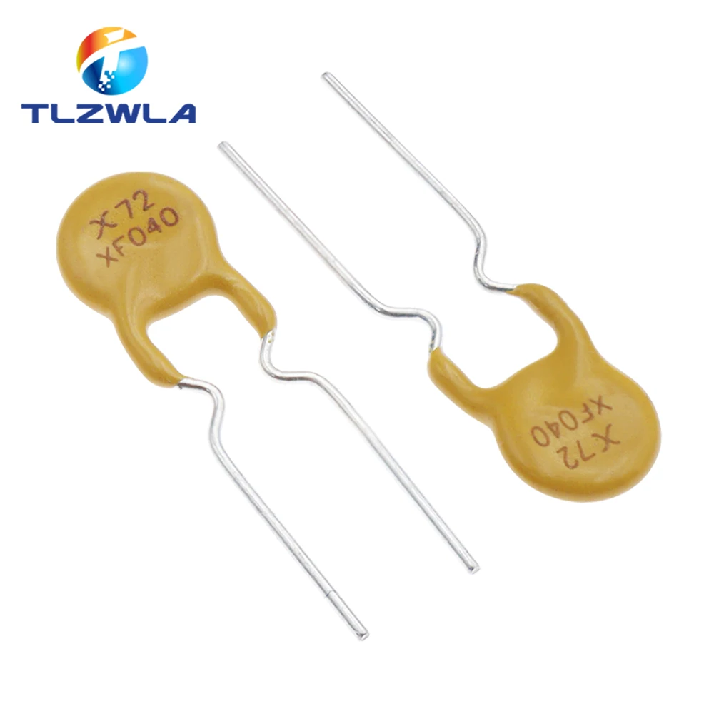 10 szt. 72V 0,4A 400MA PPTC Bezpiecznik resetowalny RXEF040 XF040 Skok 5MM