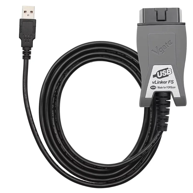 

Автомобильный диагностический инструмент Vgate VLinker FS FEPS USB, сделанный для сканера FORScan OBD2 HS CAN MS CAN, преобразованный