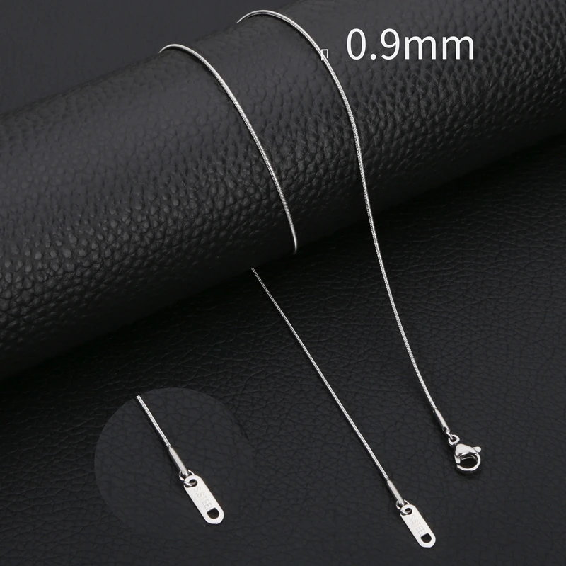HIYEE Rvs Snake Collier Kettingen voor DIY voor Vrouwen Sieraden Maken Bevindingen Hangers Kreeft Sluitingen Groothandel