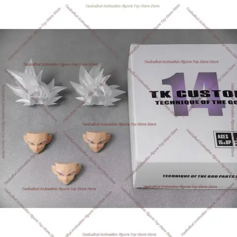 TKCUSTOM TK TK013 TK014 TK015 K016 Dragon Ball SHF Ultra Instinct Son Goku 3.0 Huvuden Anpassad Huvudskulptur Set Actionfigurer Leksaker 10 best sales sh figuarts boku no hero - №3