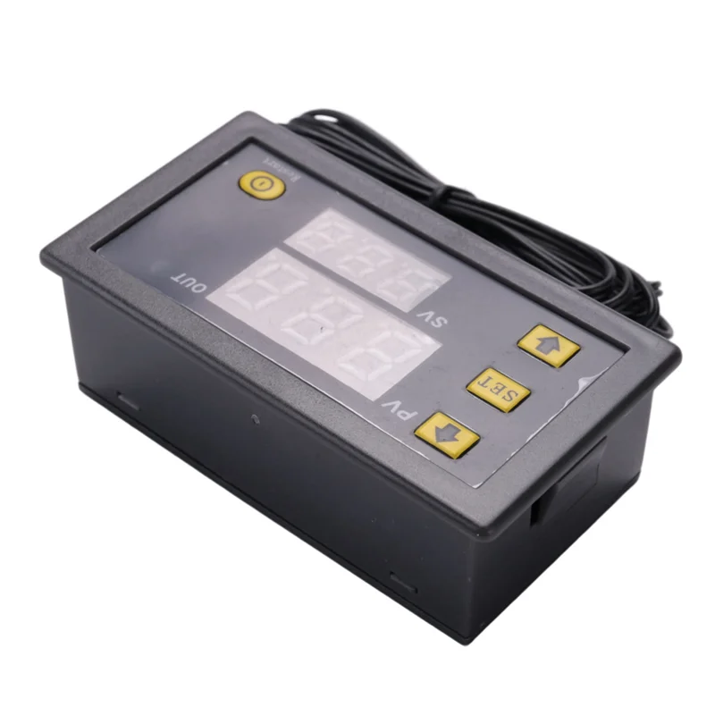 AS95-5X W3230 خط التحقيق 20A التحكم الرقمي في درجة الحرارة LED عرض ترموستات أداة التحكم في الحرارة/التبريد ، AC110-220V