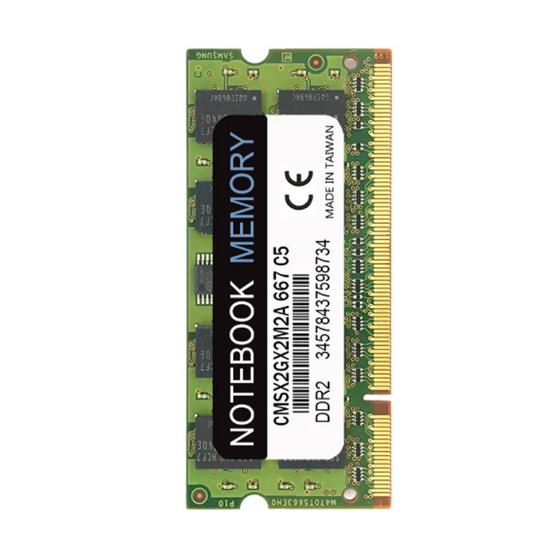 MEMORY 4GB Kit (2X 2GB Ske) PC2-5300 667Mhz DDR2 2GB mémoire KampPIN, ordinateur portable sans tampon mémoire Ske