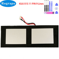 New 7.6V 6000mAh KUU X15 Notebook Laptop Battery 11 PIN 9 Wire Plug Tools