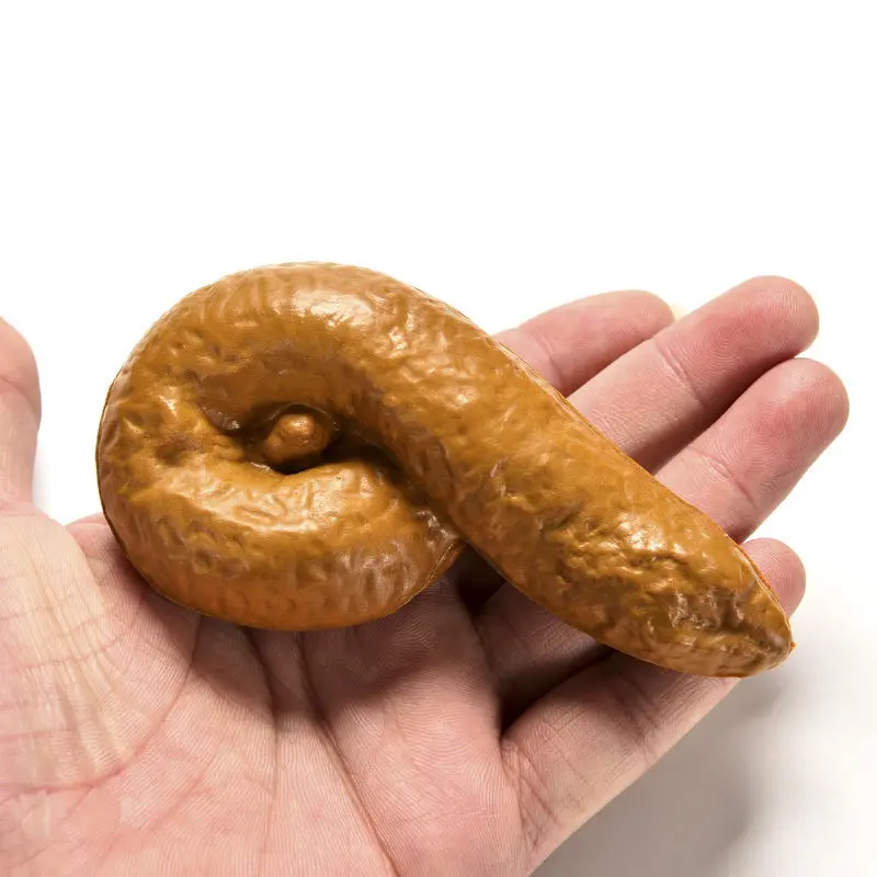 Realistic Shit Gift Funny Toys Fake Poop Piece of Shit Prank Antistress Gadget Squishy Toys Joke Tricky Toys Turd Mischief