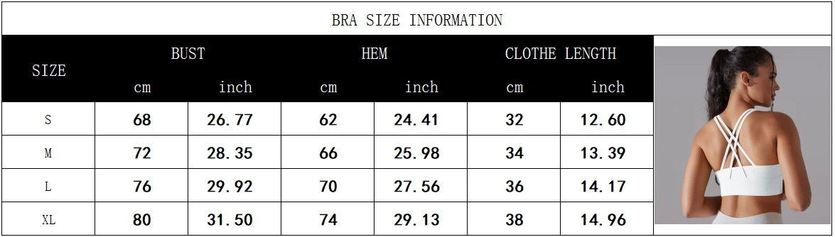 Frauen Yoga BraTank Tops für Fitness Nacktes Gefühl Sport Bh Gym Weste Frauen Leibchen Workout Unterwäsche Sportswear Outfit – Detail 1