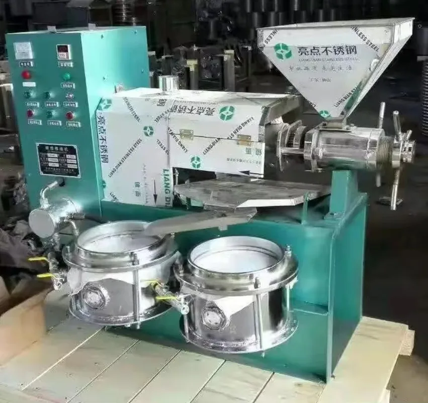 Sunflower Rapeseed Screw Oil Press Machine 50kg H Automatic Vacuum Filtering Combined Factory Price Custom