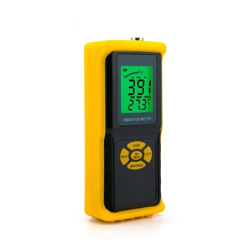 Vibration Meter Industrial Motor Testing Tool for Engineers Portable Digital Display AR63B Split Type Machinery Maintenance