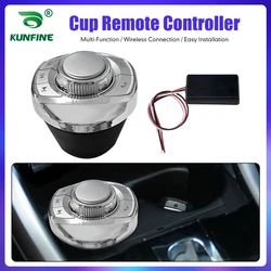 Universal Wireless 8 Keys Car Steering Wheel Button Switch For Android Radio Multimedia Navigation Cup Shape Control Button