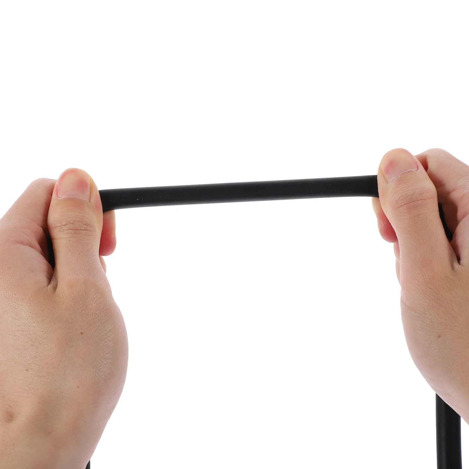 

1pc Resistance Bands With Handles Exercise Tubes For Yoga Pilates Stretch Band Workout Fitness Training Portable Home Gym Black