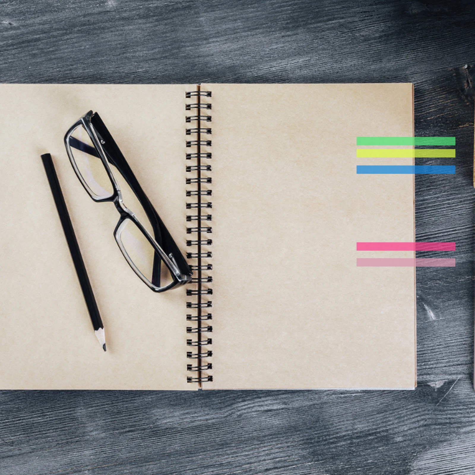 

5Pcs Clear Pads Thin Text Tabs Transparent Index Markers for Study Materials and Long Passages Clear Stick Note Pads