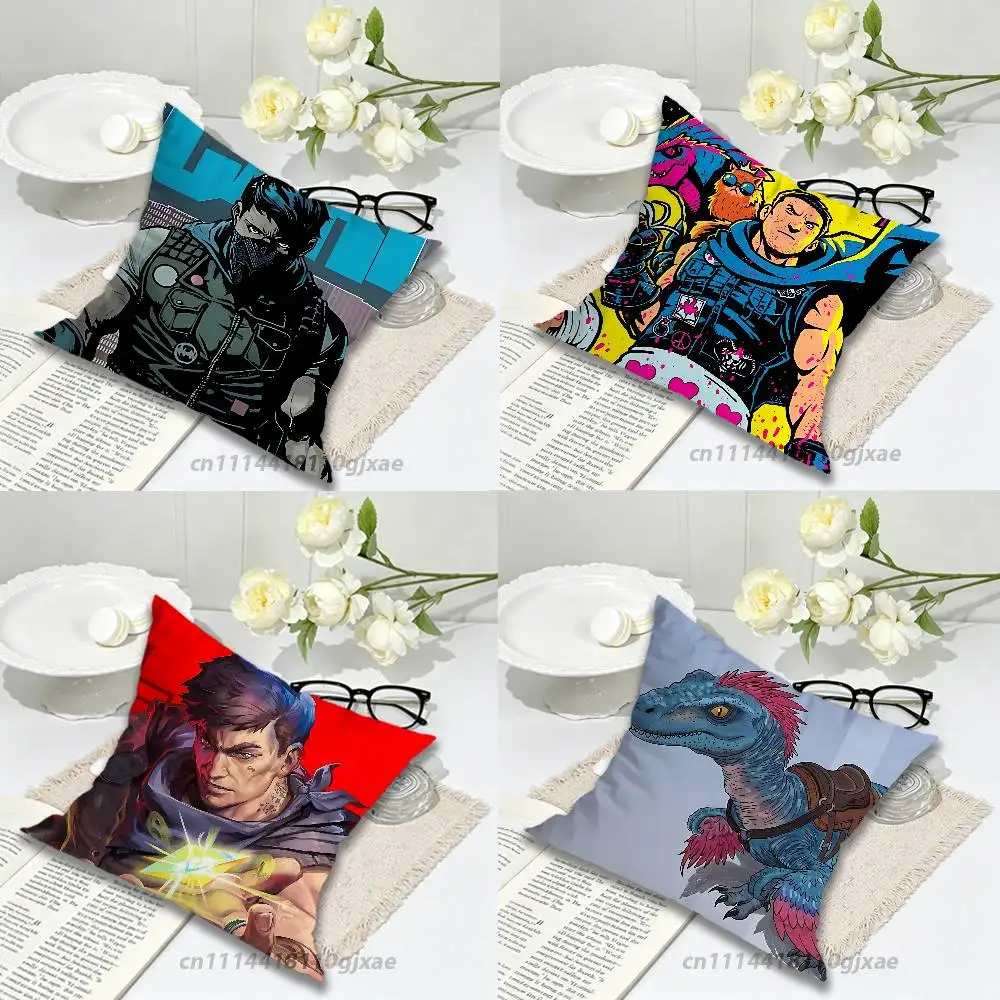 D-Dungeon Crawler Carl Pillow Case Living Room Sofa Cushion Cover Suitable For Home Bedroom Room Decoration