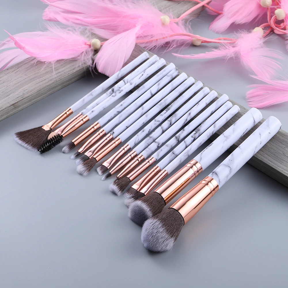 KOSMETYKI 5-15Pcs Makeup Brushes Tool Set Cosmetic Powder Eye Shadow Foundation Blush Blending Beauty Make Up Brush Maquiagem