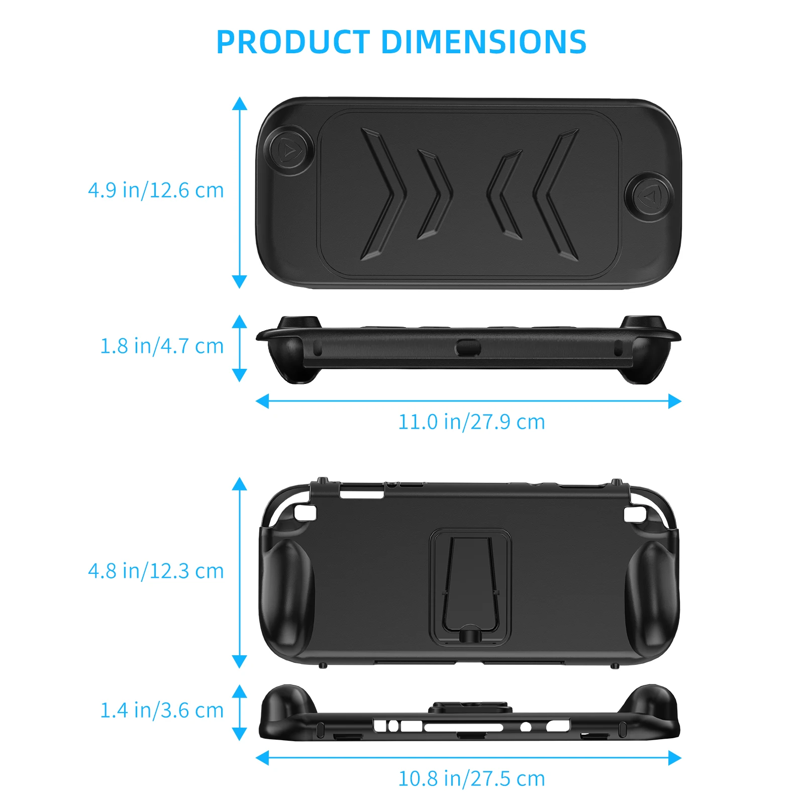 TPU Case Handle Grip Cover Anti-Drop Handheld Game Console Case Anti-Slip Host Shell for 2025 NS2 for Switch 2 Case