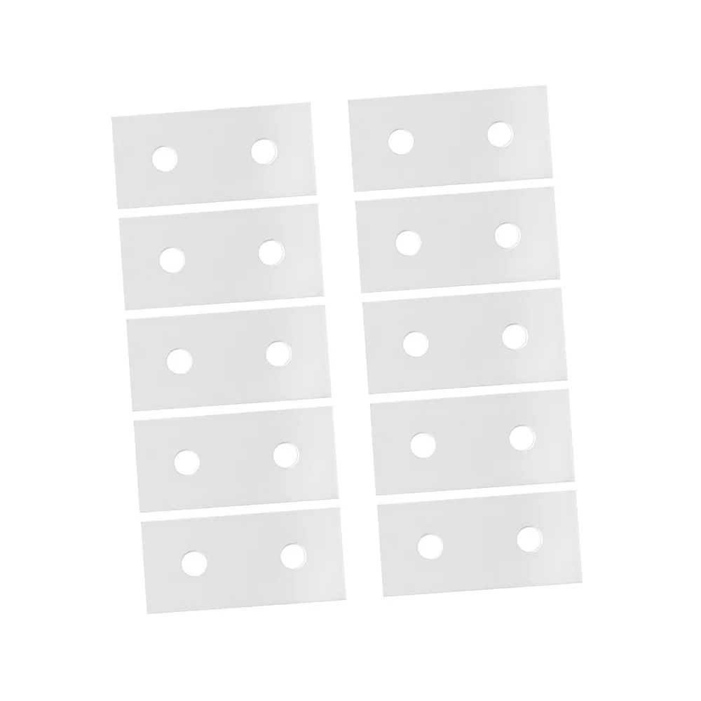 10Pcs Aluminum Joining Plate 3030 2 Hole Aluminum Flat Connecting Plate Flat Reinforcement Plate