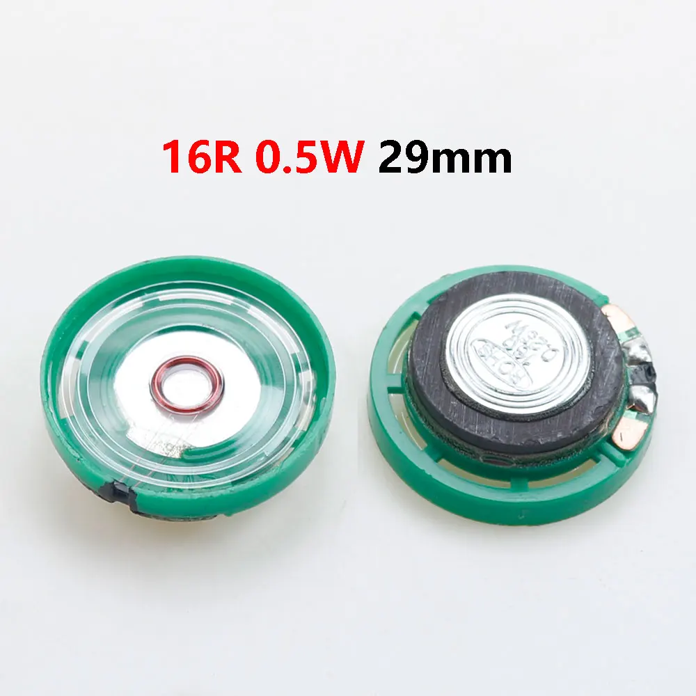 2PCS 8Ohm 0.25W 0.5W 8/16/32Ohm Horn Loudspeaker 8R 16R 32R 20mm 21mm 23mm 27mm 29mm 36mm 40mm Diameter Loud Speaker