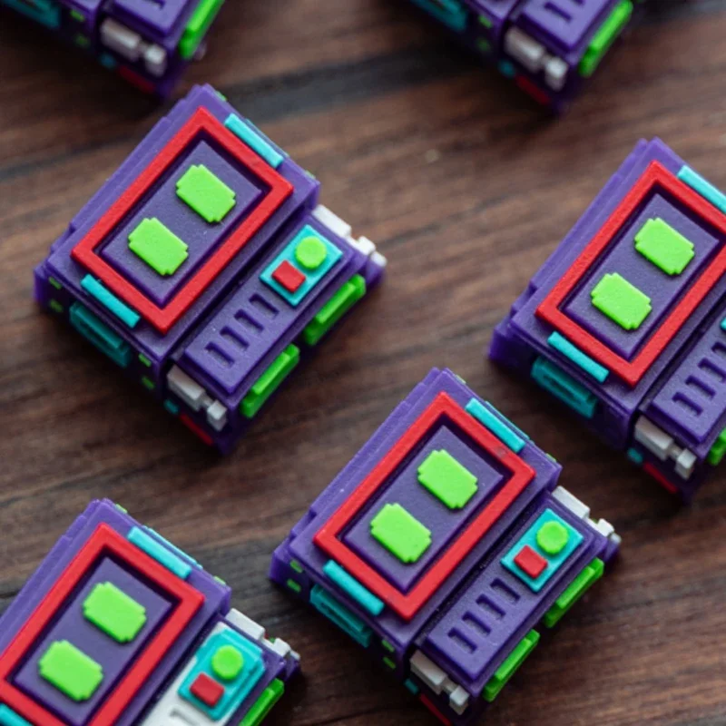 

Artisan Keycap Pixel Style Robot Resin Key Caps Mechanical Keyboard Caps Personalized Pc gaming Accessories Gifts Korean Keycaps