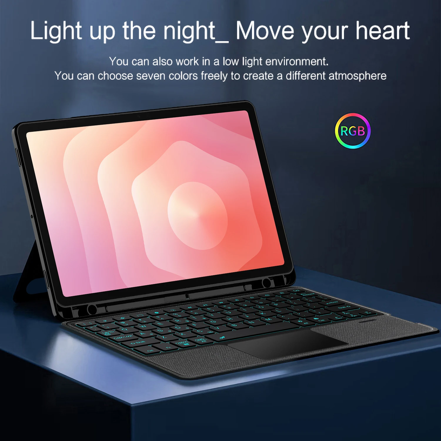 لوحة اللمس الخلفية لوحة المفاتيح لسامسونج غالاكسي تبويب S11 2025 11 "حالة تبويب S11 11 بوصة SM-X730 X736 غطاء لوحة المفاتيح السحرية القابلة للفصل #3