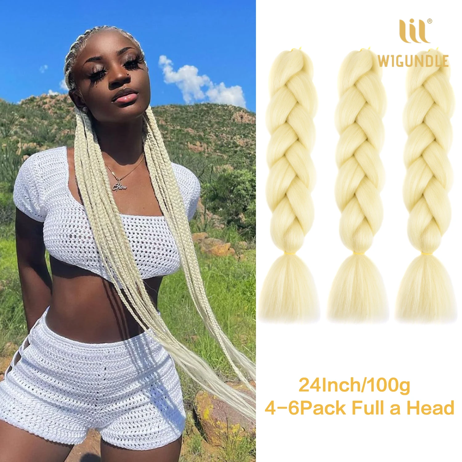 Synthetic Jumbo Braiding Hair Extensions Jumbo Braids with Glitter Braiding Twist Crochet Weave Braid Hair 24 Inch Multicolor