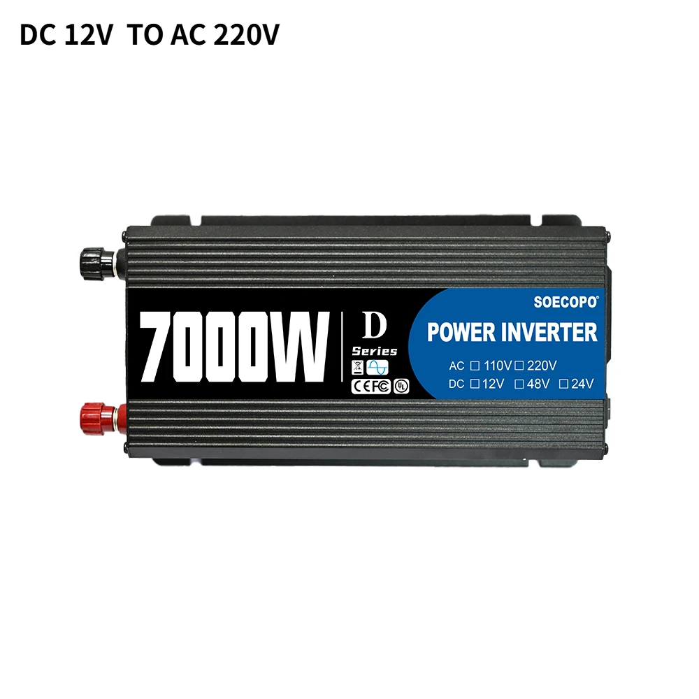 7000W omvormerkit 12V 110V220V 300W zonnepaneel 100A controller en batterijlader voor schuur/verlichting/kamperen, eenvoudige installatie