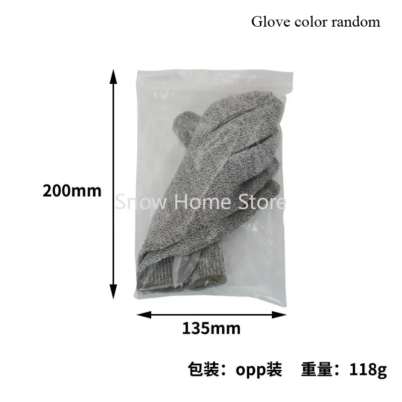 Oyster Knife Stainless Steel Oyster Shell Scallop Knife Five-grade Anti-cutting Glove Combination