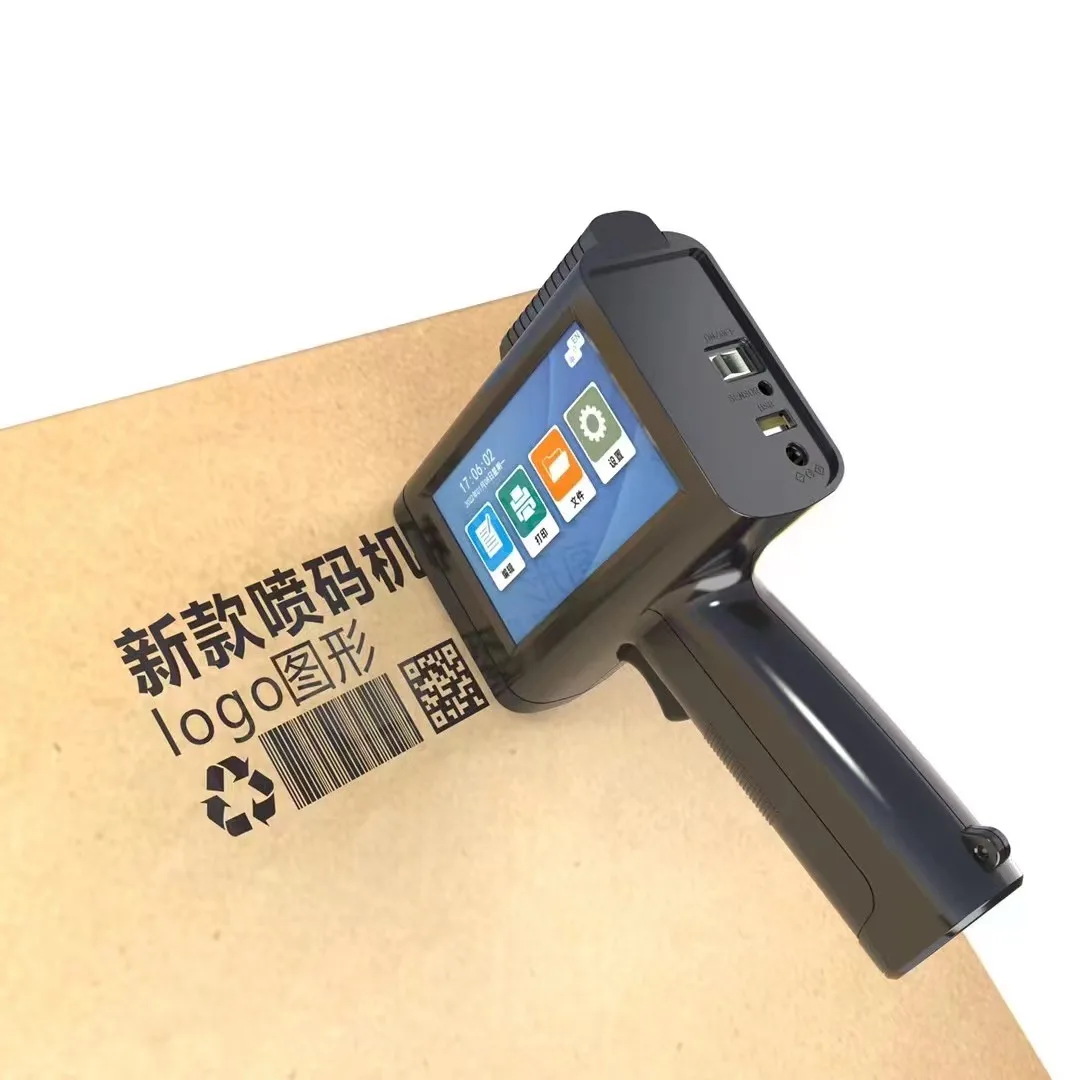 Hot Sale 12.7mm Qr Bar Code Date Number Logo Great Quality Portable Handheld Online Inkjet Printer