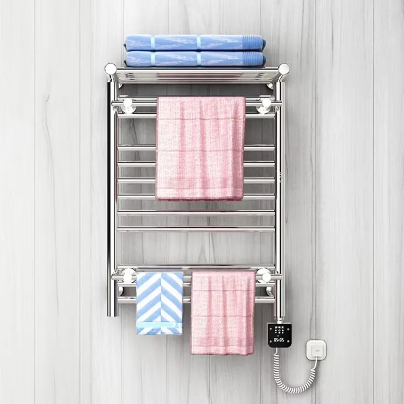 Adjustable Temperature Towel Dryer Electric Heated Drying Rack Towel Bar Hot Towel Warmer