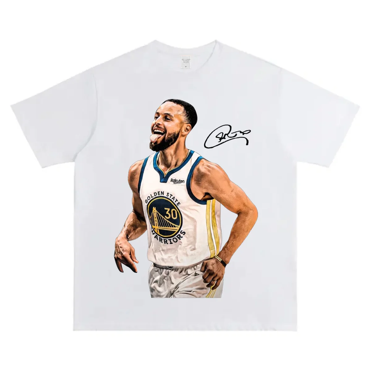 Star Player Series Summer New Style Printed Loose-Fitting Short-Sleeved Pure Cotton Men's and Women's T-Shirt Top