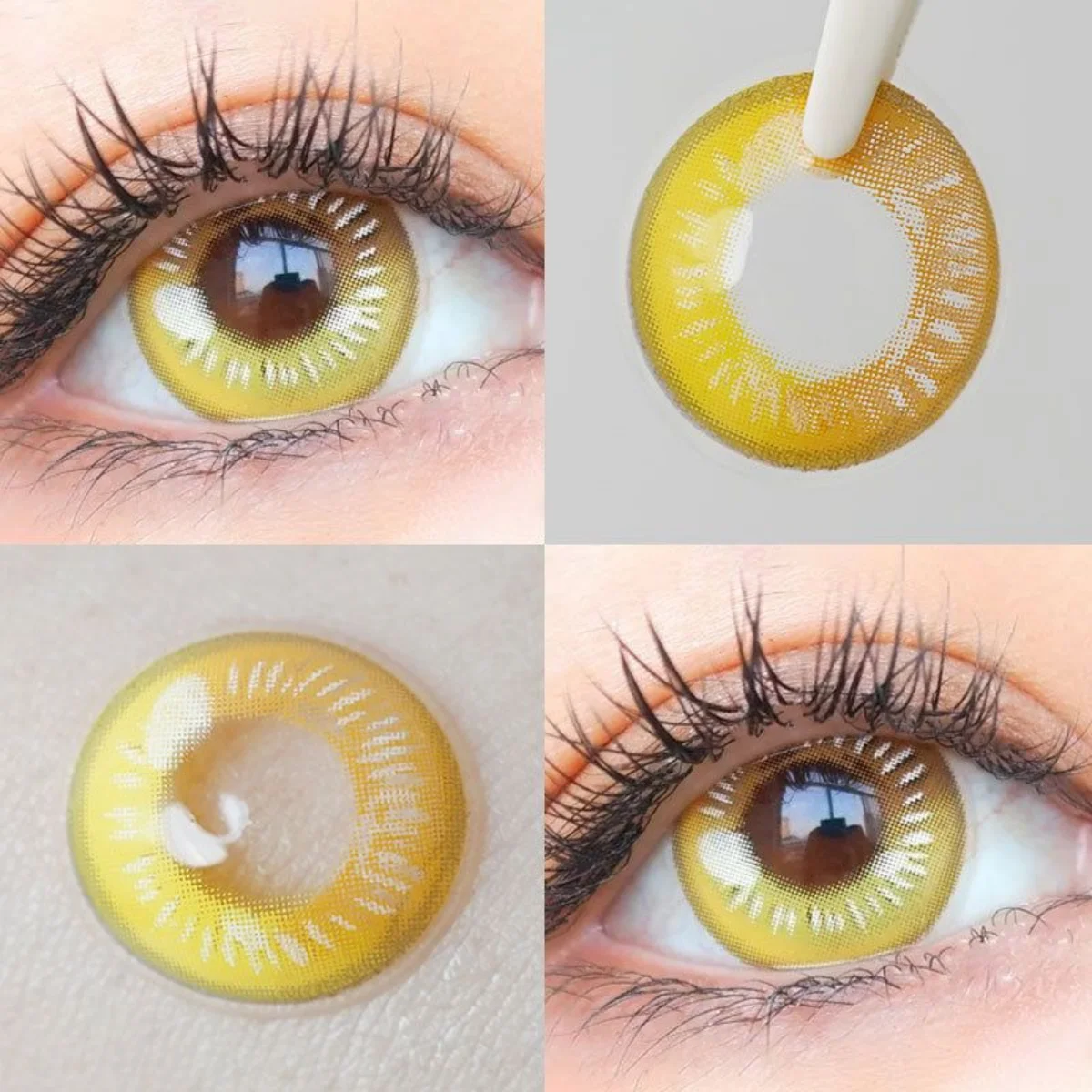 VISUASHOW Eye Beauty Farbige Kontaktlinsen Anime Cosplay Natürliche Weiche Linsen für Coser Tägliche Party Halloween Make-up Kontaktlinsen – Detail 8