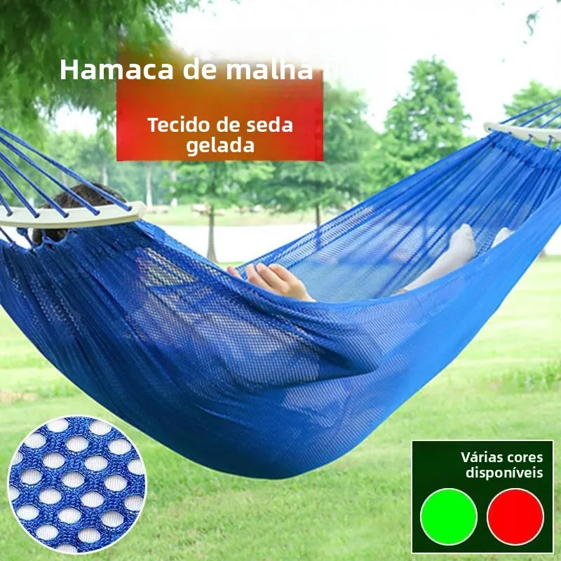 ice-silk-hammock-mesh-hanging-chair-swing-bed-for-adults-and-children-outdoor-courtyard-leisure-furniture-anti-home-falling